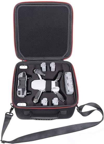 Drone Kcase Cover voor DJI Mini 4K en Mini 2 - Geschikt voor accessoires zoals controller, batterijen, oplader en propellers, compact ontwerp met YKK ritsen