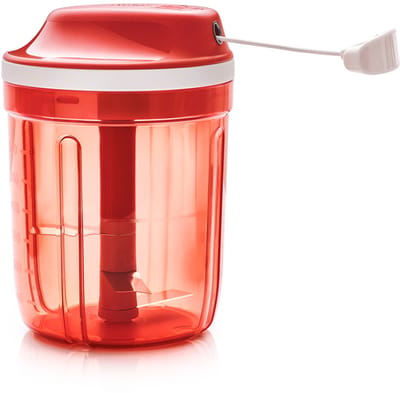 Tupperware SuperSonic Chopper - Groentesnijder - Uiensnijder - Uienhakker - Multi-hakker voor Groenten, Noten, Knoflook - Mixer - Hakker met Koord - Met de Hand bedienbaar Snijder