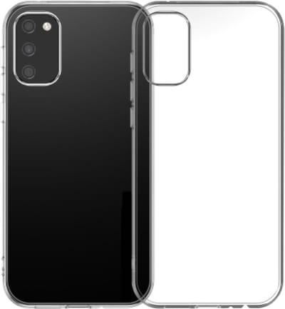 Hoesje Geschikt voor Samsung Galaxy A02S silicone back cover/Transparant hoesje.