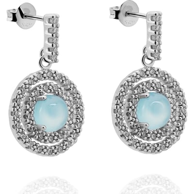 Orphelia 'Rivera' Dames 925 Sterling Zilveren Oorbellen - Zilver ZO-7481/BC