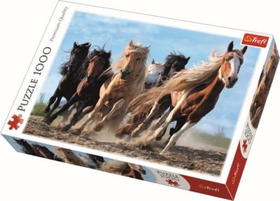 Trefl Paarden in galop puzzel - 1000 stukjes