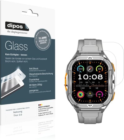 dipos – 2x Pantserfolie geschikt voor Neksong Thor 3.0 | 9H Screenprotector