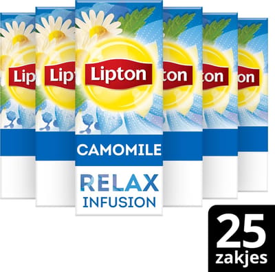 Lipton Feel Good Selection Kamille Thee - 6 x 25 zakjes - Voordeelverpakking