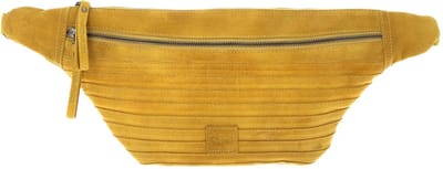 FREDsBRUDER Leren Gordeltas Schoudertas Hoza Beltbag Capri Yellow Mosterdgeel