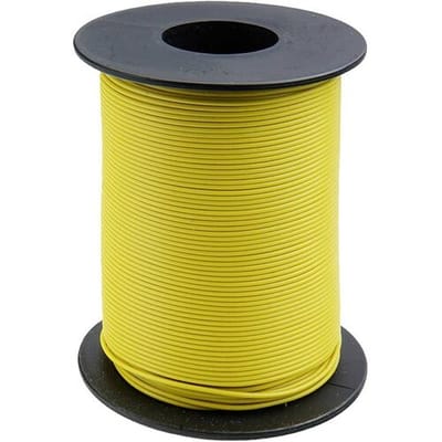 Donau Elektronik 125-S25-3 Draad 1 x 0.25 mm² Geel 25 m