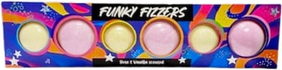 funky fizzers - bruisballen - bath bombs 6 st - badfizzer
