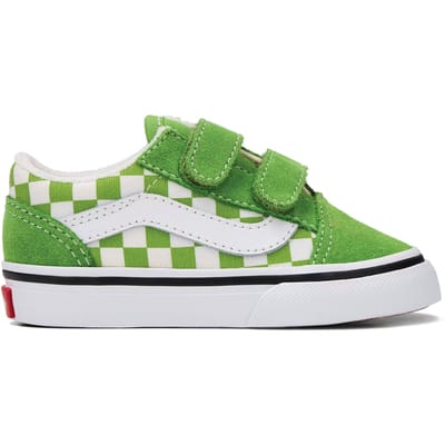 Vans Toddler Old Skool V Green Größe: 21 | Schuhe Outlet | Unisex | Grün