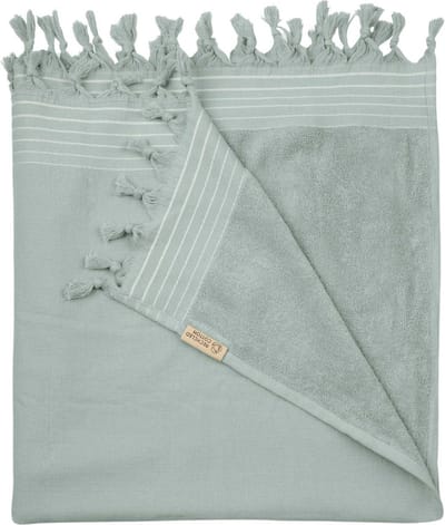 Walra Hamamdoek Remade Cotton XXL - 200x200 cm - Jade Groen - Strandlaken
