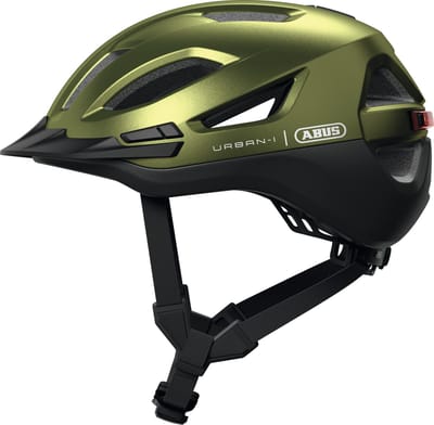 Fietshelm ABUS URBAN-I 4.0 ACE pepper green M - 54-58 cm - groen - Geschikt voor gebruik op elektrische fietsen - stadsfietsen - 280 g