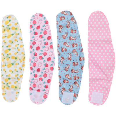4 pièces Couches pour chien lavables Mâle Réutilisables Bandes de ventre douces pour chiens Couches pour chiot Enveloppe pour soins de plaie post-opératoires Quotidien M