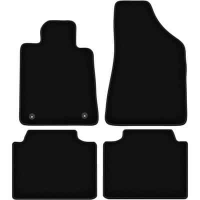 BASIC zwarte velours matten voor: Renault Safrane liftback (1992-2000)