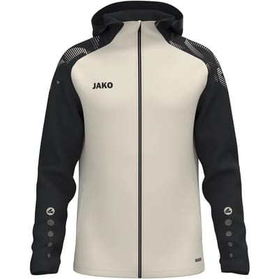 Jako Sonic Jas Met Kap Heren - Off White | Maat: M