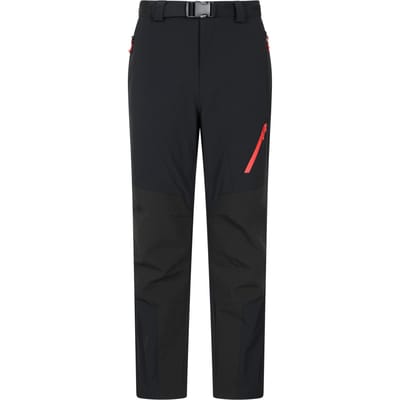 Mountain Warehouse Heren Forest Fleece gevoerde normale winterbroek (Zwart)