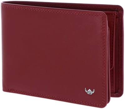 Golden Head Leren portemonnee Polo RFID Protect Scheintasche 1154 Rot donkerrood