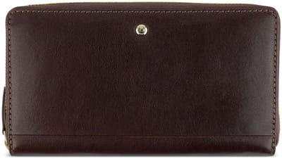 bugatti portemonnee Neaples Ladies Wallet Zip Around Brown donkerbruin