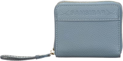 Sansibar Portemonnee Zip Wallet Jeans Blauwgrijs