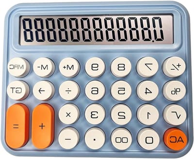 Wetenschappelijke Rekenmachine - Flexibele Calculator - Nauwkeurig Berekenen - Tijdbesparend Ontwerp - 17.5 x 4.3 x 17.2 cm - Blauw