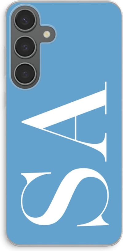 Gepersonaliseerd - Case Company® - Hoesje geschikt voor Samsung Galaxy S24 Plus hoesje - Monogram N°2 - Soft Cover Telefoonhoesje - Bescherming aan alle Kanten en Schermrand
