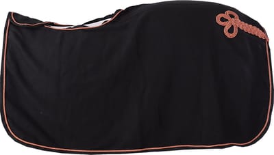 Horsegear Uitrijdeken Horsegear Hgluxe Zwart-roségoud - M