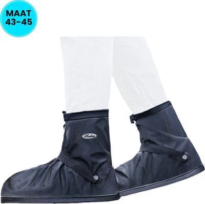 Somstyle Overschoenen - Maat 43-45 - Regenhoes Schoenen - Waterdicht & Reflecterend - Unisex - Laag - Donkerblauw