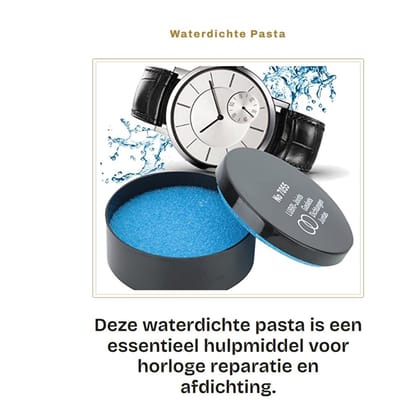 Solidchoice- Horlogeafdichting Waterdichte Pasta - Siliconen Vet - Horloge Reparatie - Afdichtmiddel - 3 Stuks - Duurzaam Gebruik - Horlogepasta