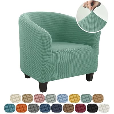 Polar Fleece Stretch Club Sofa Hoes Eénzits Fauteuil Slipcover Boogvormige Stoelhoezen voor Woonkamer Huisdier Kind Bankhoes Thuis 1pc club chair cover