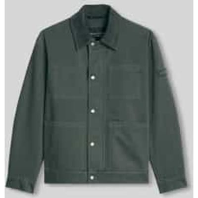 regular fit blouson van puur katoen met corduroy kraag