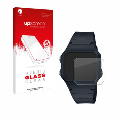 upscreen - Screenprotector voor Casio W-217H-1AVCF - Folie Beschermfolie Beschermglas transparant