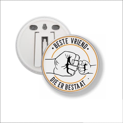 Button Met Clip 58 MM - Beste Vriend