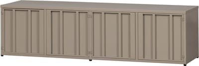 WOOOD Level Tv-Meubel - Metaal - Zand - 44x160x44