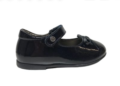 Naturino velcro riempje strikje lederen ballerina 4524 lak navy mt 20