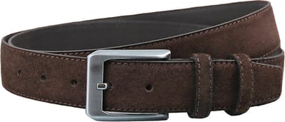 Houtkamp Suede Leren Pantalon Riem - Dames / Heren - Echt Leer - Bruin - Riemmaat 95