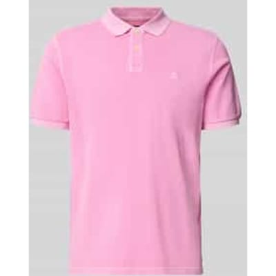 T-shirt Korte Mouw Marc O'Polo Poloshirt Piqué Mellow Roze