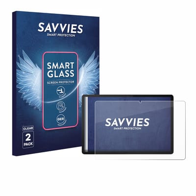 2 Stuks Savvies Screenprotector - geschikt voor Lenovo Tab P12 2023 - beschermfolie glas transparant
