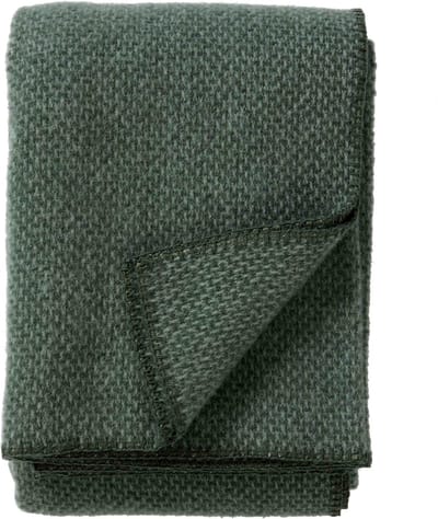Klippan ledikantdeken eco wol Domino groen 90-130cm