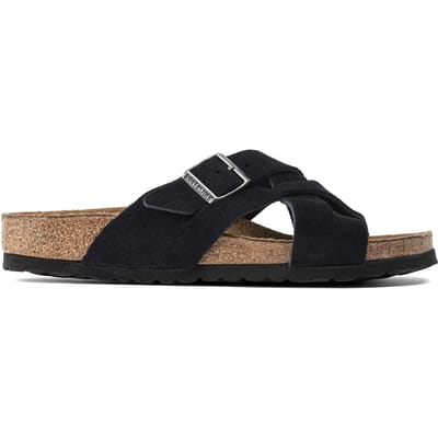 Suède leren sandalen Birkenstock Lugano