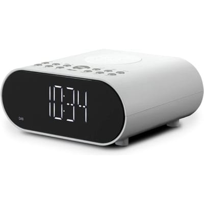 Roberts Radio Ortus DAB Charge Klok Analoog & digitaal Wit