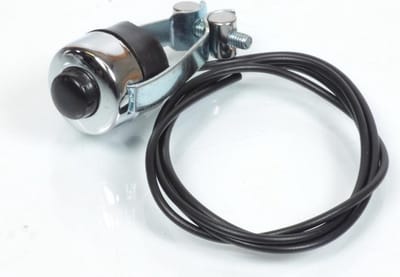 chroom drukknop aardingsschakelaar voor stuur 22mm motor scooter quad fiets