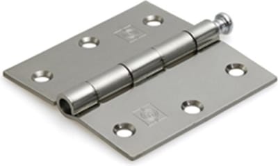 Scharnier - Rechte hoeken - 76x76mm - Losse verzinkte pen - Staal - Verzinkt