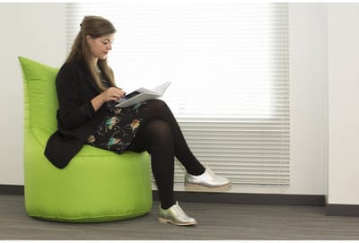 Sit On It L-BAG Zitzak - Loungekussen - Lichtgewicht - Groen - Duurzaam en Multifunctioneel