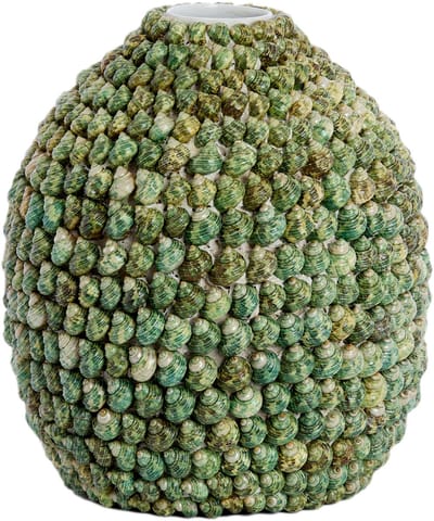 Light&living Vaas deco Ø33x37 cm SHELL groen
