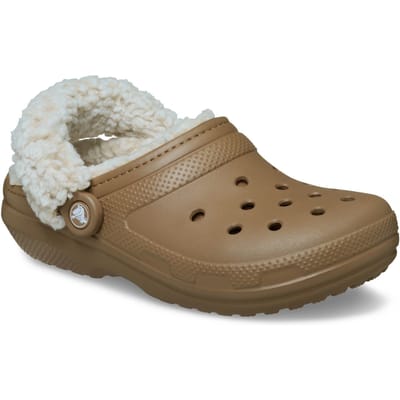 Crocs Classic Fleece Gevoerde Thermoplastische Heren Sepia Klompen