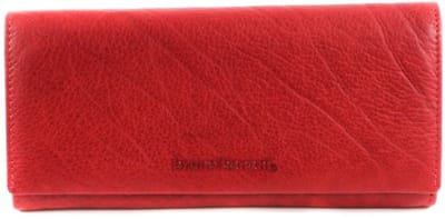 bruno banani Leren Portemonnee Africa Wallet Red Rood