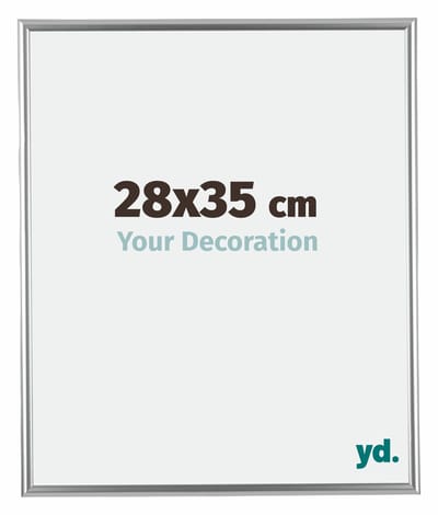 Your Decoration - Fotolijst 28x35 cm - Kunststof - Zilver - Bordeaux