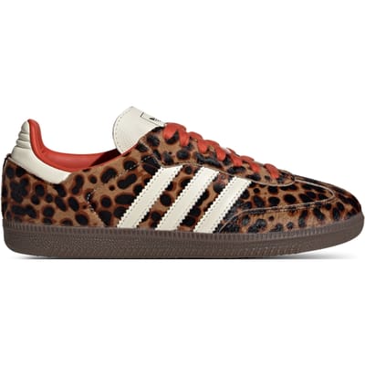 adidas Samba OG Cheetah Pack - Preloved Rode Dames Sneakers Bruin Core-Black Crème-Wit JI2734 42