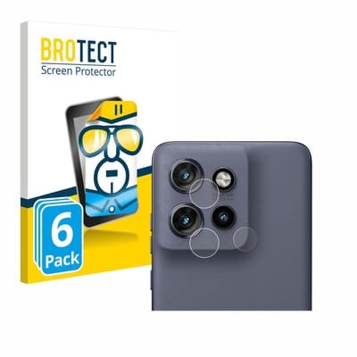 BROTECT - Screenprotector voor Motorola Edge 50 Neo (ALLEEN Camera Lens) - Folie Beschermfolie transparant 6 Stuks