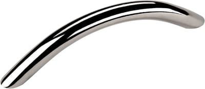SOTECH Set van 10 meubelgarnituren TONY BA 96 mm gepolijst chroom gebogen greep met hoogte 30 mm en diameter 10 mm