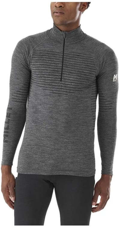 Millet Drynamic Warm Lange Mouwen Basislaag Grijs L-XL Man