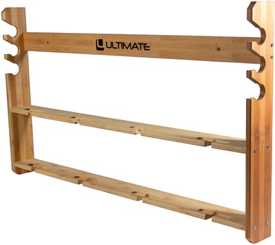 Ultimate Wall Rod/Reel Rack 3-Rod Hengelrek 90x8x53cm (8 Molens) - Hengelrek