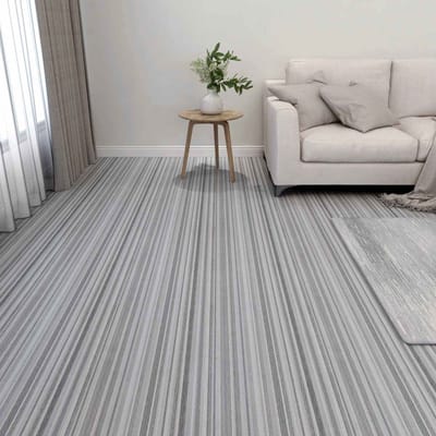 vidaXL - Vloerplanken - Strepen - 5,11 - m² - 55 - st - PVC